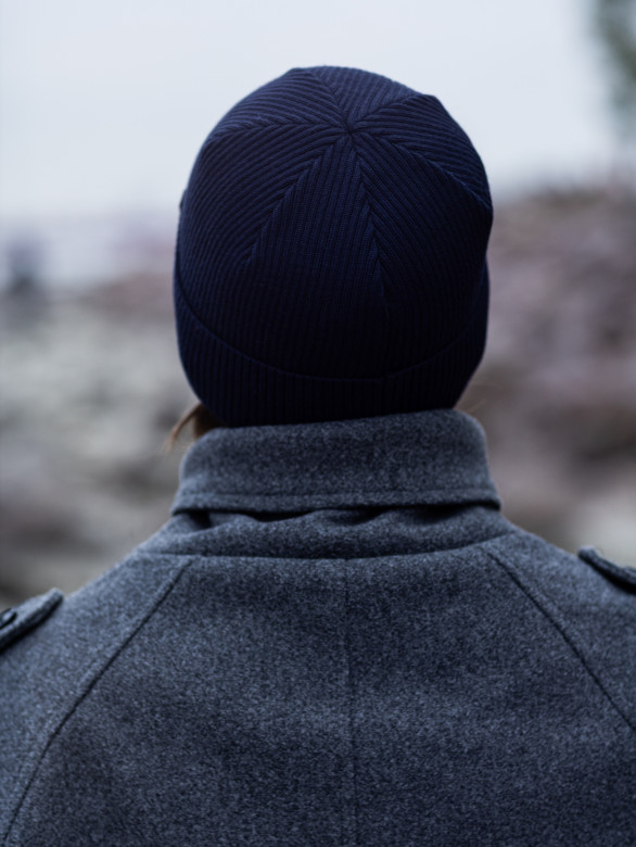 Шапка мужская 11468 MARHATTER тёмно-синий (57-59)