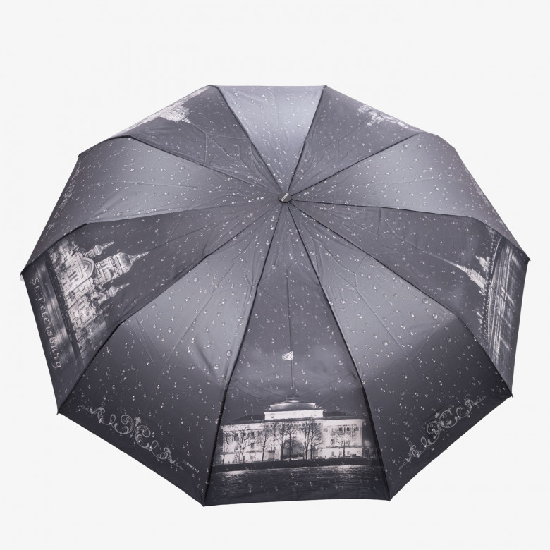 Зонт женский 136 достопримечательности Петербурга