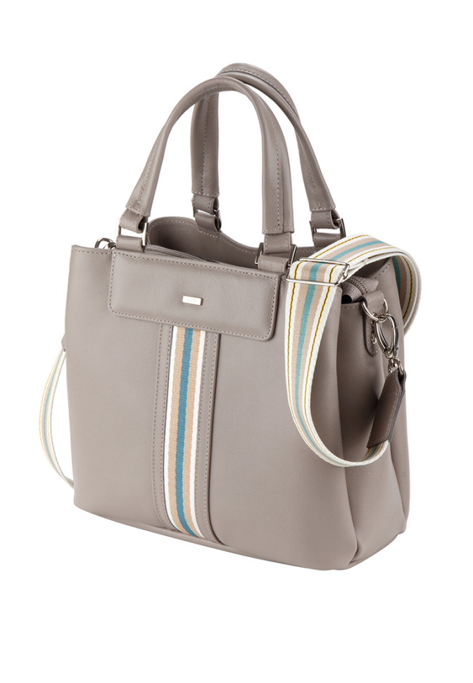 Сумка Esse 78754 УМА PRALINE бергамо серый/бежевый Сумка Esse 78754 УМА PRALINE бергамо серый/бежевый