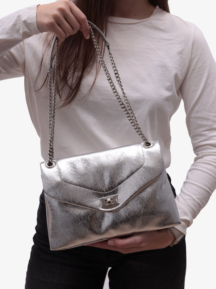 Сумка женская David Jones 7599 silver