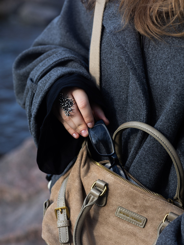 Сумка женская David Jones 7644 olive branch