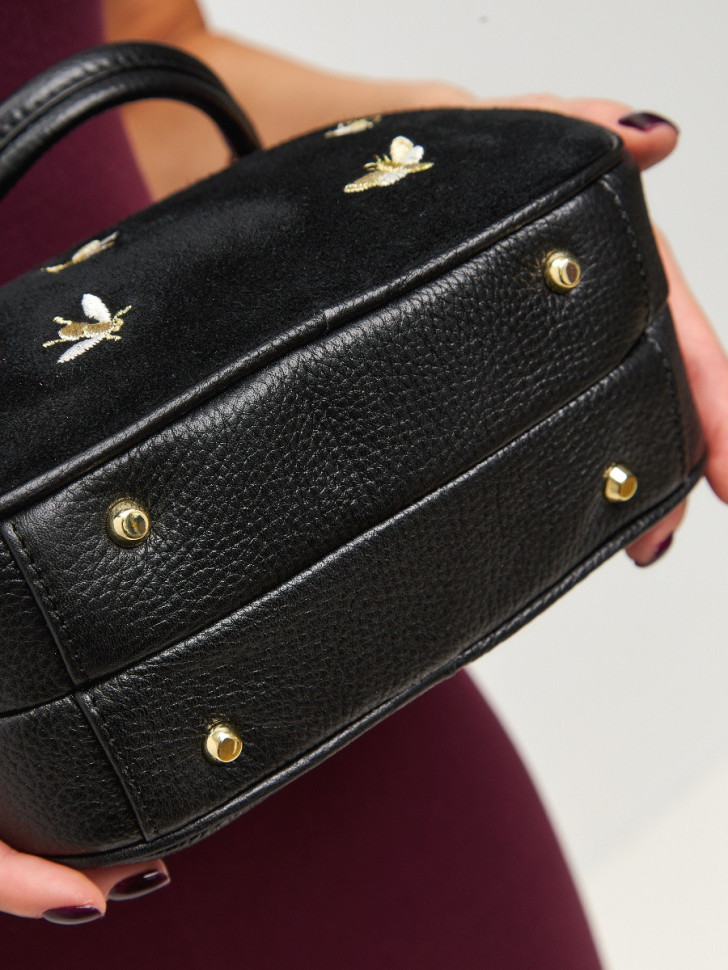 Сумка Curanni 2538 дольче замша черная Сумка Curanni 2538 дольче замша черная