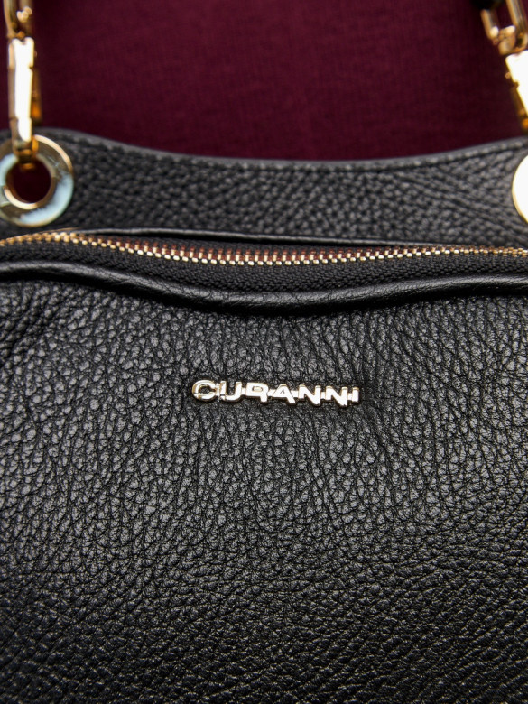 Сумка Curanni 2538 дольче замша черная