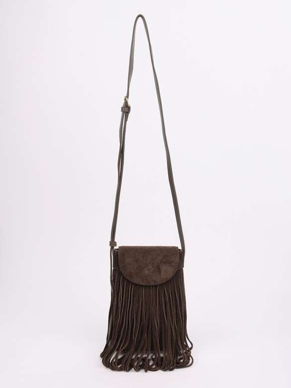 Сумка Lamagio 5840 замша коричневая