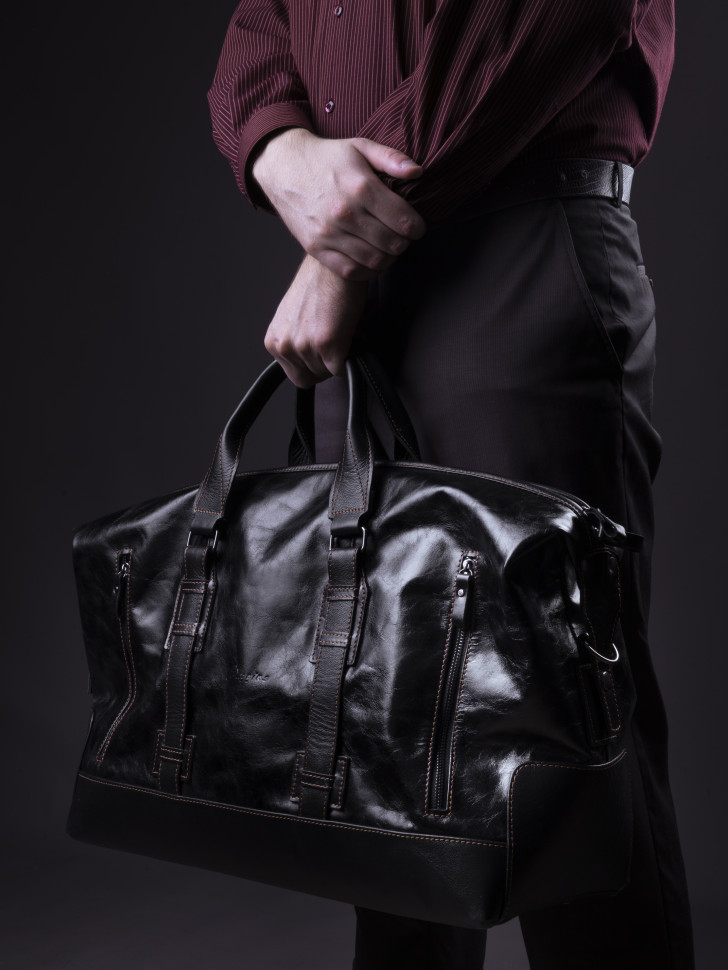 Сумка дорожная Baggins 1017 черная пулл-ап Сумка дорожная Baggins 1017 черная пулл-ап