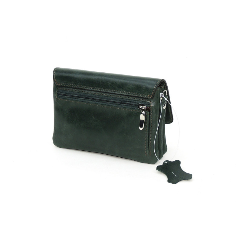 Женская сумочка кошелёк Natalia Kalinovskaya, «Ким» Растение зеленая