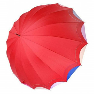Зонт-трость Три Слона 1100 полуавтомат красный