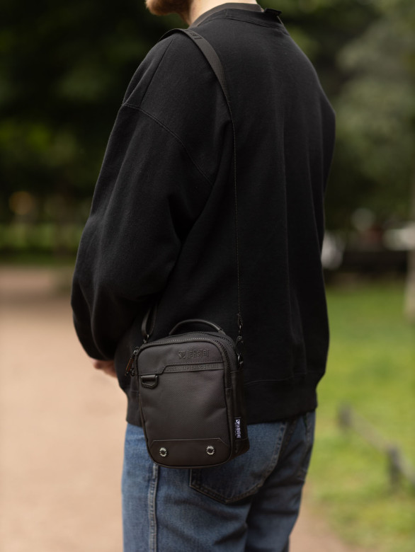 Сумка мужская Leastat L 9007 чёрная