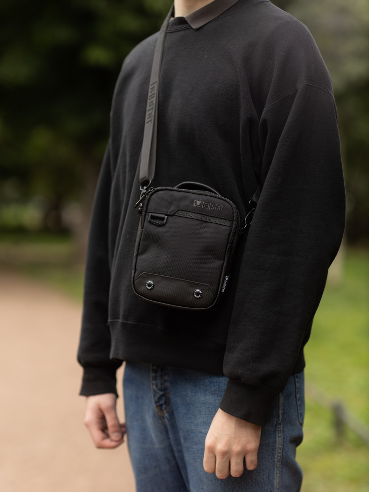 Сумка мужская Leastat L 9007 чёрная