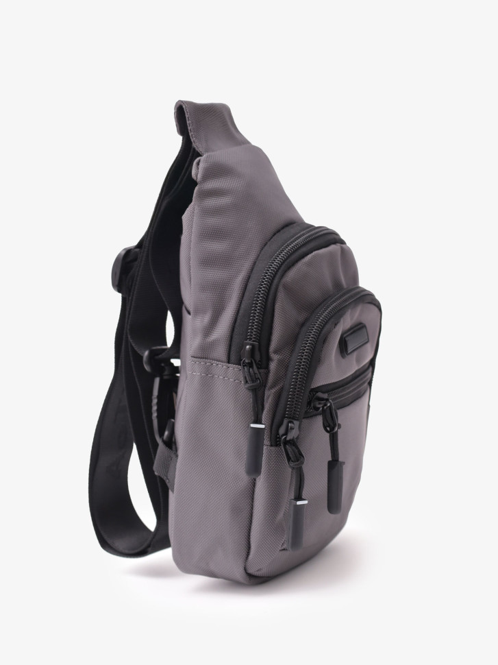 Рюкзак на одно плечо An 65365 серый