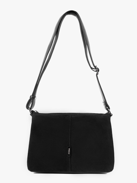 Сумка Gilda Tohetti 60488 black.замша