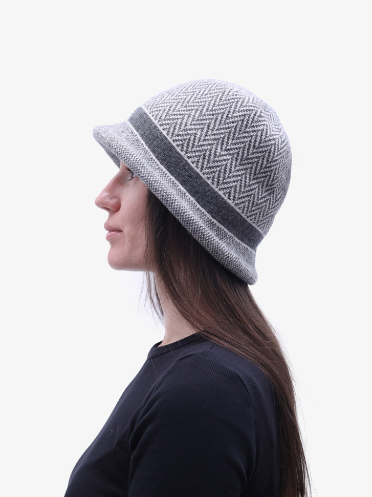 Шляпа Stigler 27-236 маренго/белый