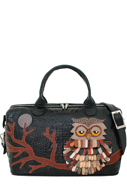 Сумка Protege ДС-195-93 "Сова" черный