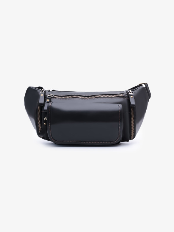 Сумка на пояс/плечо zн ALEXX ALG0116 черный пулап
