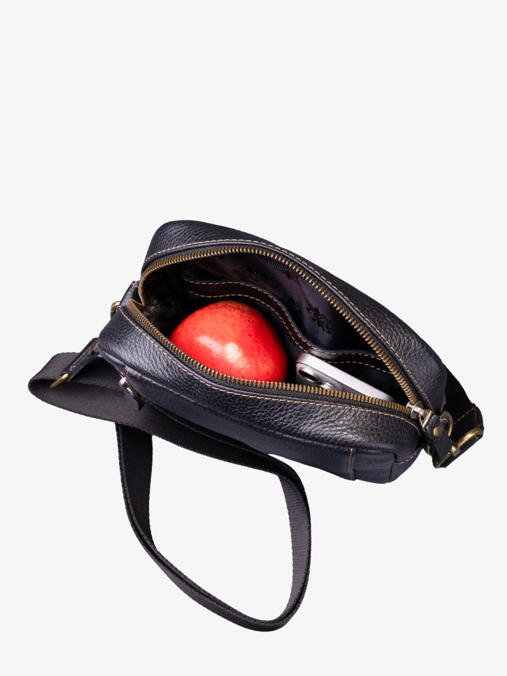 Сумка мужская Baggins 0109 черная фл.