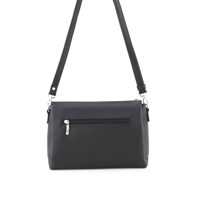 Сумка Оливи, 1141 черная/темно-бежевая/зеленая