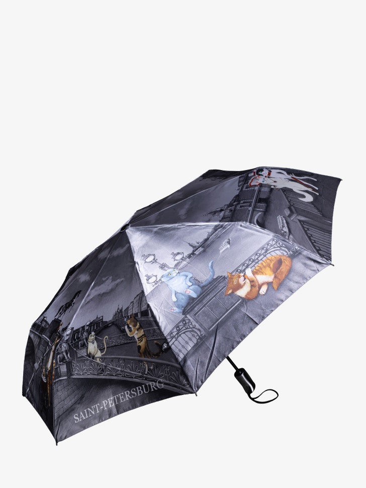 Зонт женский с/а 237 коты и каналы Зонт женский с/а 237 коты и каналы