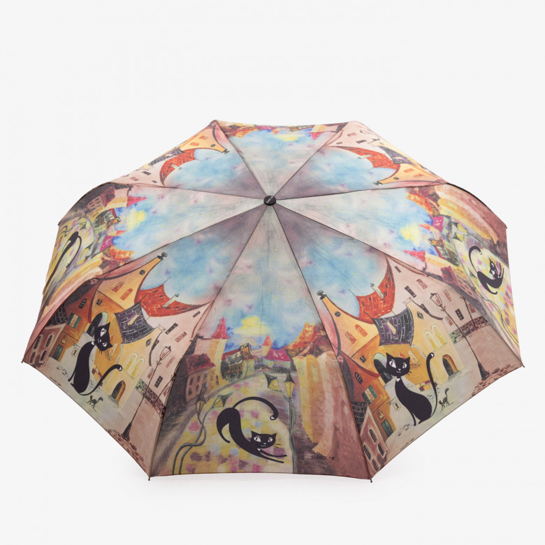 Зонт женский 107 кошки