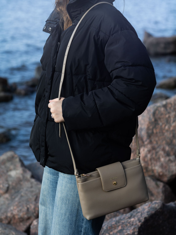 Сумка женская David Jones 7829 warm taupe