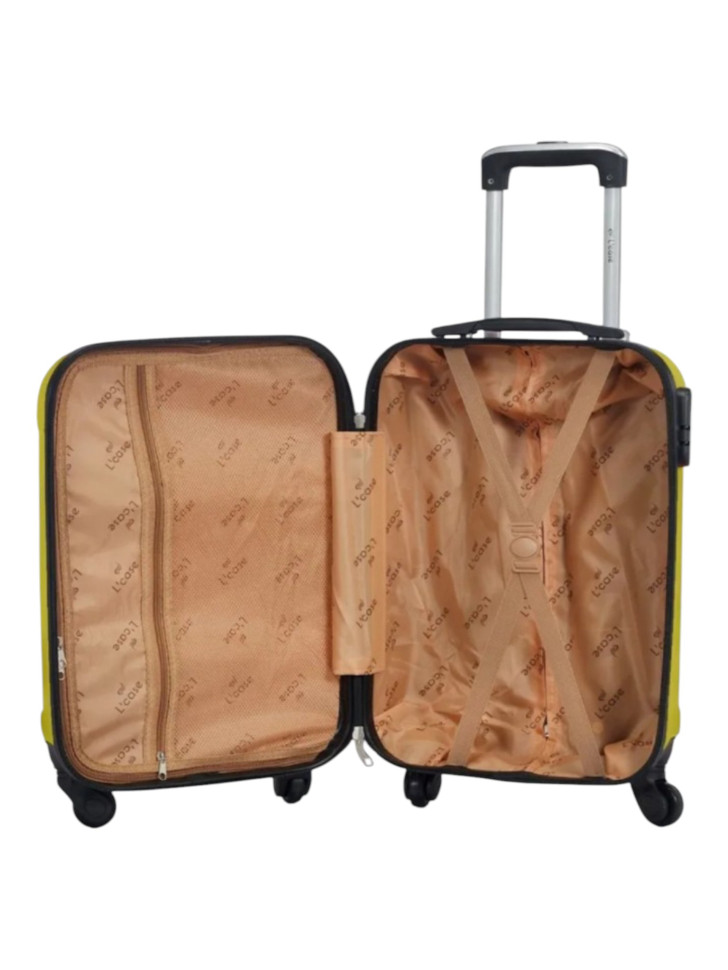 Чемодан L'Case, Krabi без расширения жёлтый