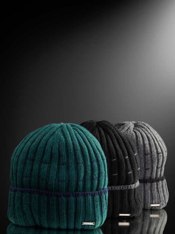 Ушанка мужская 13342/5 MARHATTER тёмный изумруд (57-59)