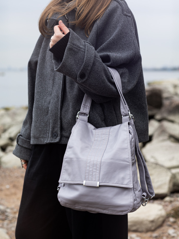 Сумка-рюкзак Baggins 5698 лиловый (40) Сумка-рюкзак Baggins 5698 лиловый (40)