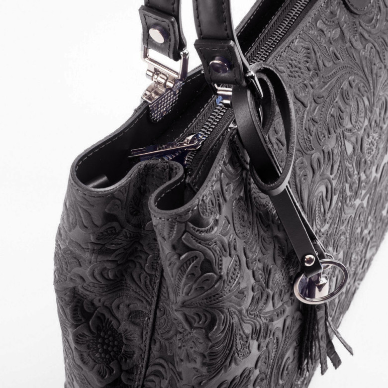 Сумка женская итальянская Roberta Firenze sissi 527 чёрная