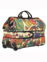 Дорожная сумка-саквояж TsV 514.2 кошки с колёсами