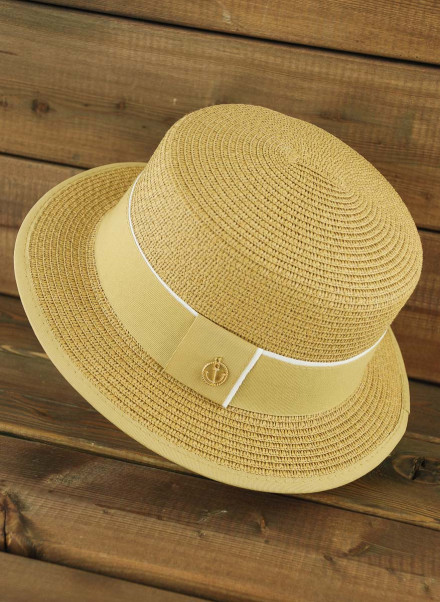 Шляпа-канотье FIJI29, 50276 бежевая Шляпа-канотье FIJI29, 50276 бежевая