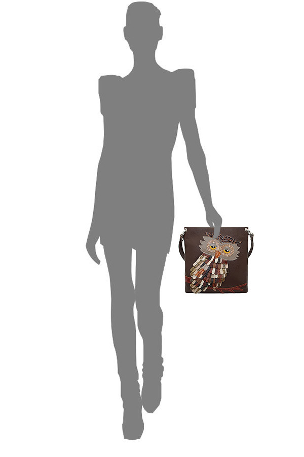 Сумка Protege ДС-144-78 "Сова" мокко Сумка Protege ДС-144-78 "Сова" мокко