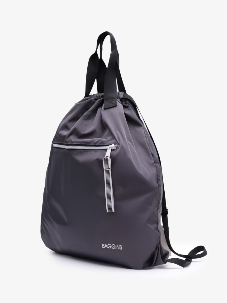 Сумка-мешок Б 9267 серая Сумка-мешок Б 9267 серая