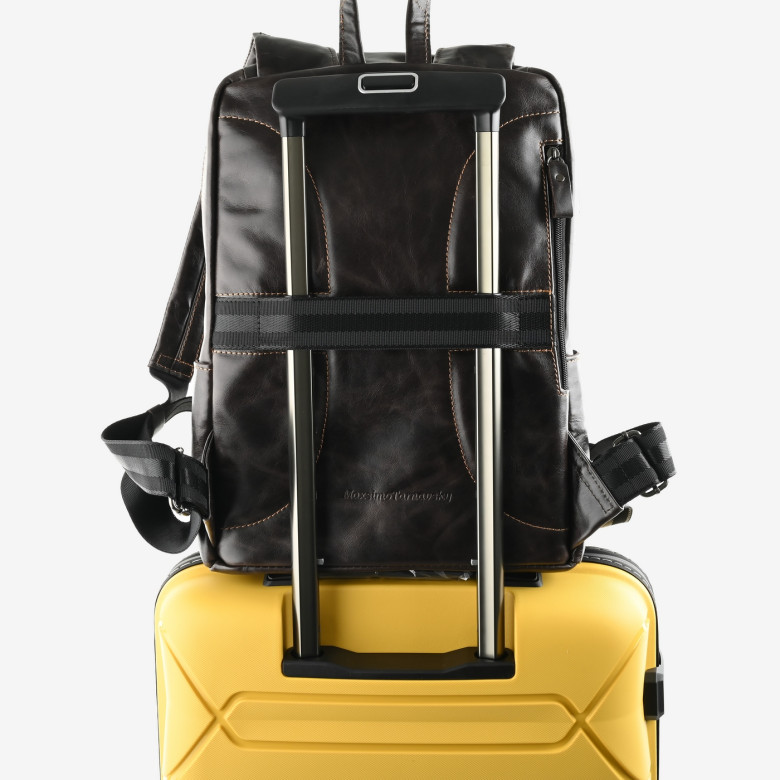 Мужской кожаный рюкзак Maxsimo Tarnavsky 1052 графит