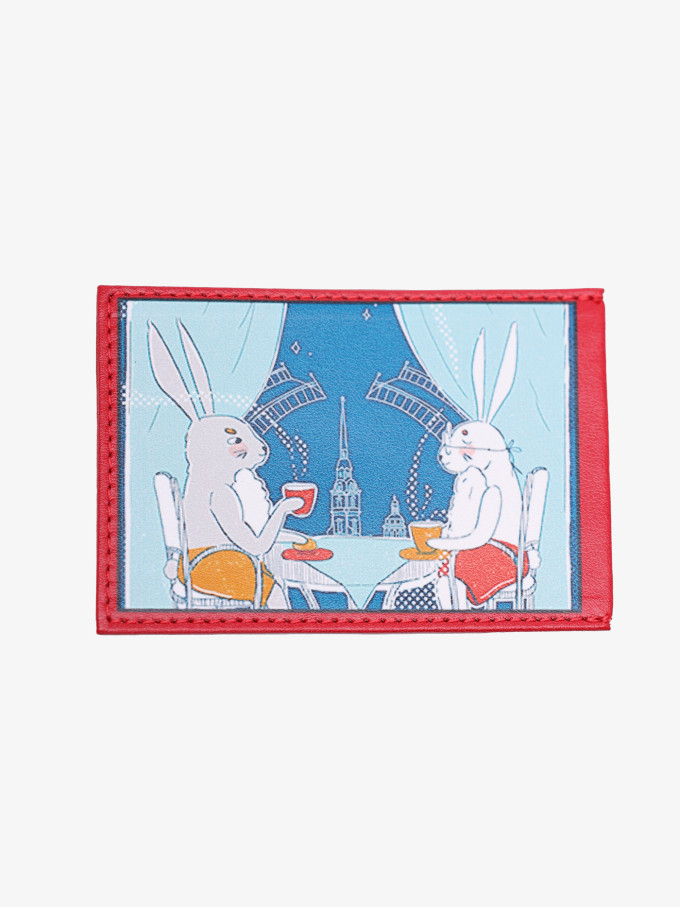 Футляр для транспортной карты Вектор КХ-315ft-1100/003 красный Футляр для транспортной карты Вектор КХ-315ft-1100/003 красный