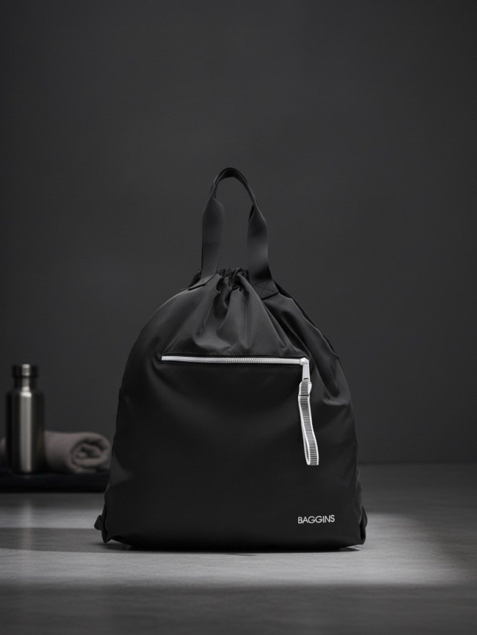 Сумка-мешок Б 9267 чёрная Сумка-мешок Б 9267 чёрная