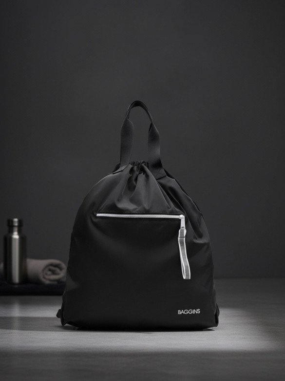 Сумка-мешок Б 9267 чёрная Сумка-мешок Б 9267 чёрная