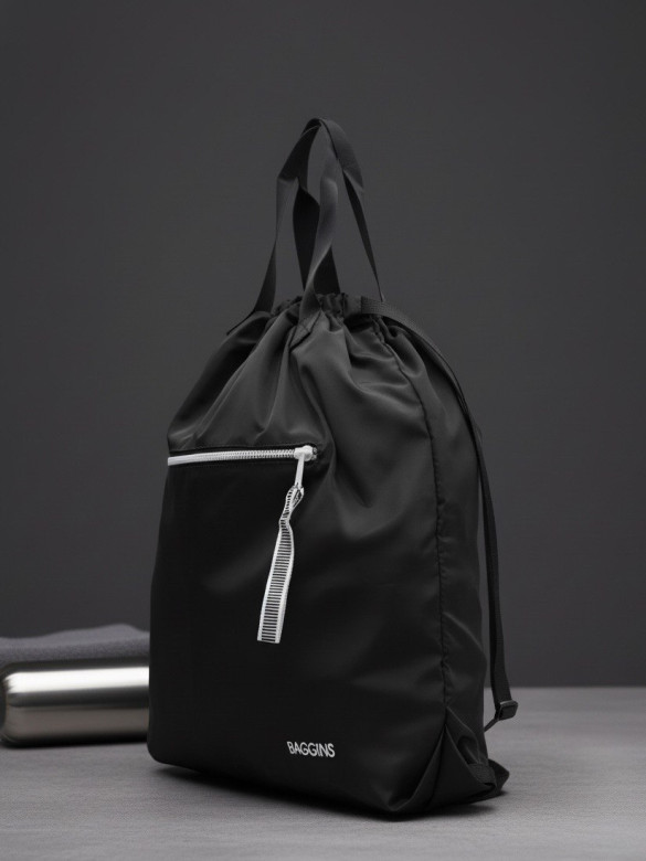 Сумка-мешок Б 9267 чёрная Сумка-мешок Б 9267 чёрная