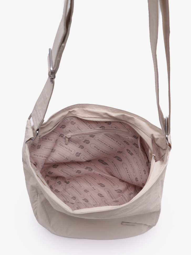 Сумка женская Colorful Fox Б 825 бежевая Сумка женская Colorful Fox Б 825 бежевая