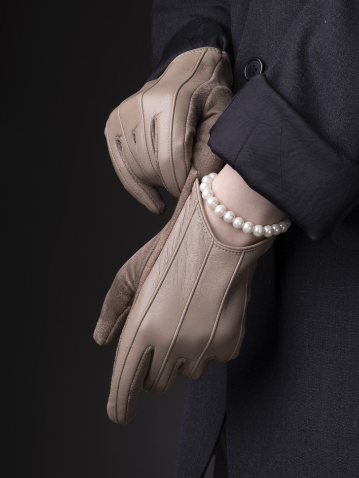 Перчатки женские HAVVS 6026 бежевые