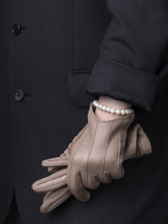 Перчатки женские HAVVS 6026 бежевые