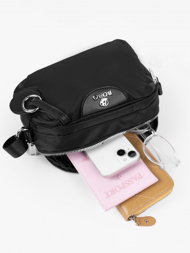 Сумка Bobo, Б 66112 черная Сумка Bobo, Б 66112 черная