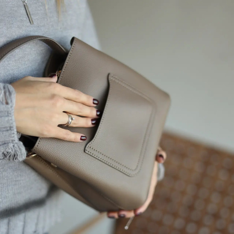 Сумка женская David Jones 7134 taupe